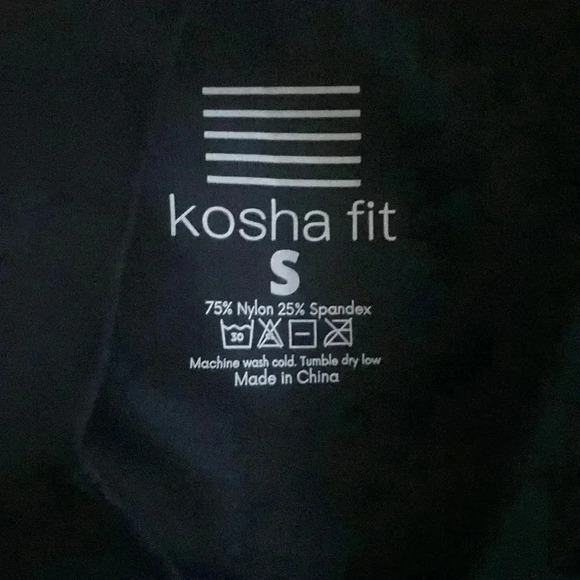 KOSHA FIT BIKE SHORTS WORKOUT GYM RUNNING - Picture 3 of 7